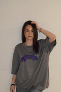 Oversized T-Shirt Angels with Cross